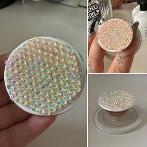 Customized Bedazzled MagSafe Magnetic PopSocket with Rhinestones
